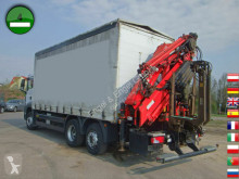 MAN TGS 26.360 6x2-2 LL Kran TIRRE 222 19,6m Joysti truck used tarp