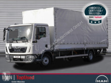 Camion MAN TGL 12.250 4X2 BL Plane, LBW, Anhängerkupplung cu prelata si obloane second-hand