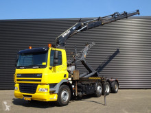 Camion multiplu second-hand DAF GINAF X 4138 / / HAAKARM + HIAB 22 T/M KRAAN / CRANE