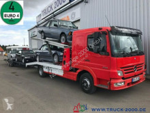 Mercedes tow truck 923 Mersch Doppelstock 4 PKW /3 Transporter 1.Hd