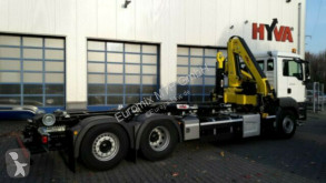 Camion plateau MAN TGS 26.470 / 6X2 Kran Hyva Euro6d Retarder