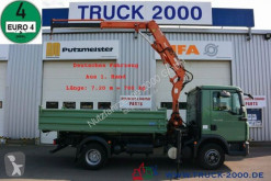 MAN plató teherautó TGL 12.210 Meiller 3S + Kran Atlas TLC 65.2 1.Hd
