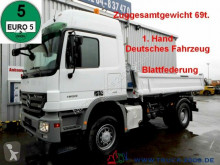 Vrachtwagen Mercedes 1855 4x4 V8 3S. 69t.ZugGesamt Blatt leaf springs tweedehands driezijdige kipper