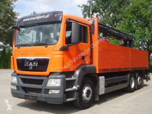 Ciężarówka MAN TGS 26.400 6x2 Pritsche Kran HIAB 166K PRO platforma używana