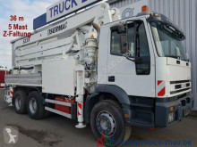 Camion pompe à béton Iveco 380 E 38 6x4 36m Betonpumpe 5 Mast 125mm Rohre