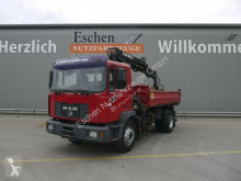 Camion MAN ME 18.250 B Meiller 3-S-Kipper, Hiab 085-2 Kran tri-benne occasion