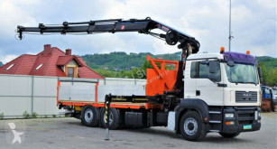 Camion plateau MAN TGA 26.440 Pritsche 6,20m+Kran/FUNK*4x4