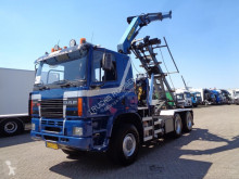 Ginaf M 3333-S +6x6+ PTO + Palfinger Crane + Container Kipper truck used tipper