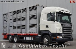 Kamion přívěs pro přepravu dobytka Scania R 420