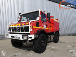 Lastbil brandvæsen Unimog Mercedes Benz - U1550 L320 (437), SIDES CCF2000 ltr. feuerwehr - fire brigade - brandweer, Pomp - Expeditievoertuig,