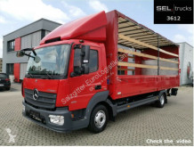 Камион шпригли и брезент Mercedes Atego 818 / Ladebordwand / German