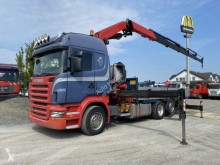 Ciężarówka platforma burtowa Scania R Scania R 480 Kran Fassi F450BXP