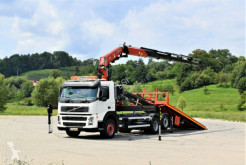 Volvo flatbed truck FM 380 Abschleppwagen 7,20m + Kran/FUNK *6x2*