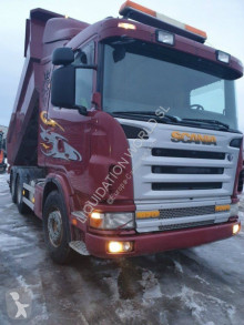 Camion benne occasion Scania 124 6x4 470cv Dump truck (Volvo-Renault)