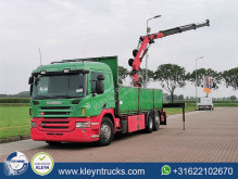 Vrachtwagen Scania P 420 tweedehands platte bak