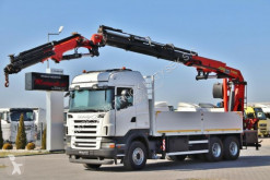 Camion Scania R 480 / 6X4 / CRANE PALFINGER PK 40002 + FLY JIB plateau occasion