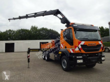 Camion plateau Iveco 450 Kipper Bordm.+HIAB244 5xhydr 5+6 Bed. Funk