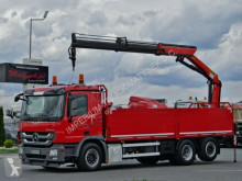 Ciężarówka platforma używana Mercedes ACTROS 2641/6x2/CRANE PALFINGER PK18002 / RADIO