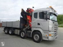 Camion Palfinger Scania R470 CB 8x4 with crane PK56002 plateau ridelles occasion