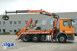Camion benne Mercedes 2641 Actros 6x2, VDL P18 Absetzter, Atlas Kran