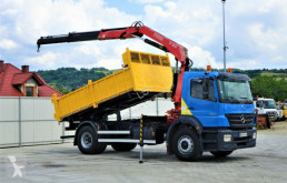 Ciężarówka wywrotka używana Mercedes Axor 1828 Kipper 4,20m + Kran *Topzustand