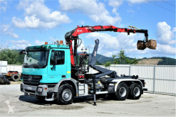 Mercedes flatbed truck Actros 3341 Abrollkipper 5,00m+ Kran*6x4!