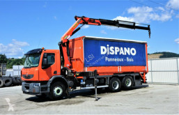 Ciężarówka platforma używana Renault Premium 370 DXI Pritsche 6,30m+Kran/FUNK*6x2!