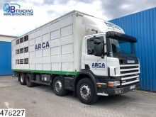 Camion transport bovine second-hand Scania 114 380 Manual, Retarder, Animal transport, 3 layers, Remote