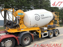 Semitrailer betong blandare MOL 7x (4/7) LT AUTOMIX AM 10m³ - BELGISCHE PAPIEREN / PAPIERS BELGES - 2 AS BPW - LUCHTVERING - IMER AUTOMIX