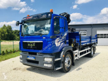 Ciężarówka wywrotka używana MAN TGM TGS TGL TGX 18.250 wywrotka 3 stronna HDS HMF1420 K2 , żuraw