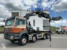Камион платформа втора употреба MAN 35.440 8x4 Hiab 322 Hipro + Jib + Seilwinde, Ki