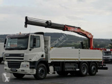 Ciężarówka platforma używana DAF CF 85.340 /6X2/CRANE PALFINGER PK15500/STEERING