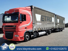 Ciężarówka z przyczepą firanka używana DAF XF105