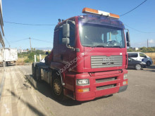Fassi MAN 28.480 6x2 tractor unit F230XF LKW gebrauchter Pritsche Bracken/Spriegel