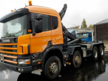 Scania 114-380-8X4-AP portacontenedor de cadenas usado