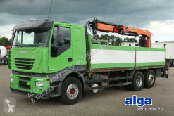 Camion plateau ridelles Iveco 480 Stralis 6x2, Kran Palfinger PK16000L, Lift