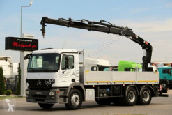 Camion platformă Mercedes ACTROS 2636 / 6X4 / CRANE HIAB 166 / RADIO /