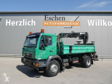 Camión volquete MAN 18.224 LK, 4x2, Hiab 085 D Kran, Blatt