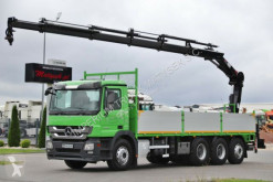 Ciężarówka Mercedes ACTROS 3236/8x4/BOX 7,7M+CRANE HIAB 166 / RADIO platforma używana