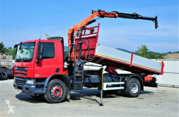 Camião estrado / caixa aberta DAF CF 75.310 *Kipper 5,20 + Kran*Topzustand!