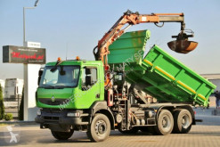 Ciężarówka Renault KERAX 370/ 2 SIDED KIPPER+ CRANE TEREX TLC 135 wywrotka używana