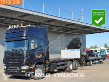 Camion remorque plateau occasion Scania R 164