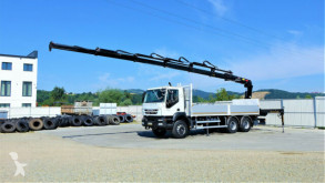 Camion plateau Iveco TRAKKER 360 Pritsche 6,50m+ Kran/FUNKTopzustand!