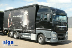 Camion savoyarde occasion MAN 26.480 TGX LL 6x2, Getränke, LBW, Edscha, AHK