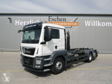 MAN TGS 26.460 6x2 Meiller RS 21.67, Navi, Lift/Lenk portacontenedor de cadenas usado