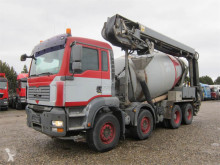 Camion calcestruzzo rotore / Mescolatore MAN TGA 35.400 8x4 STETTER 9m3 + Theam 14m+4m