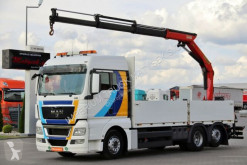 Ciężarówka platforma MAN TGX 26.440/6X2/BOX+CRANE PALFINGER 16001/RADIO