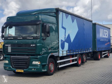 Kamion s návěsem DAF XF 410 posuvné závěsy použitý