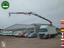 Mercedes tarp truck ACTROS 2536 L 6X2 TIRRE Kran Euro 222 19,6m KLIM