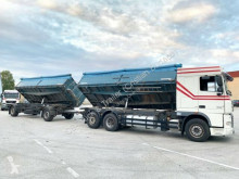 Camión remolque DAF XF105 XF105.460 / 3-Seiten GETREIDEKIPPER + ANHÄNGER volquete volquete para cereal usado